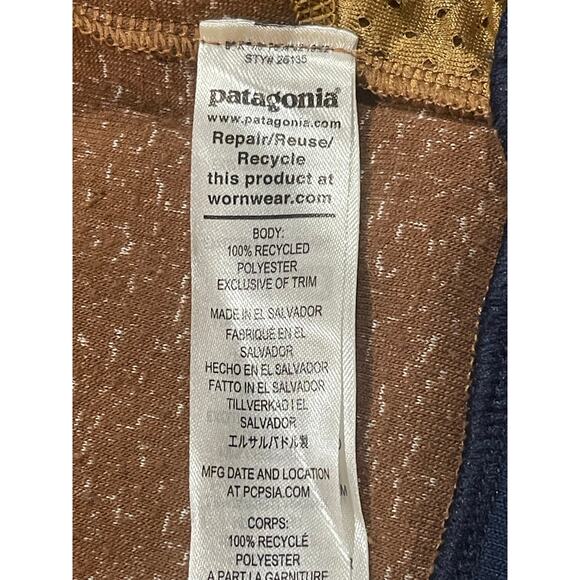 Brown Patagonia Women's Shearling Fleece Hooded Large - Picture 9 of 9